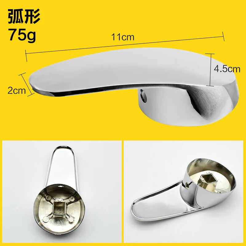 Faucet Handle Replacement Stainless Steel Bathroom Cold Basin Shower Zpaxo B