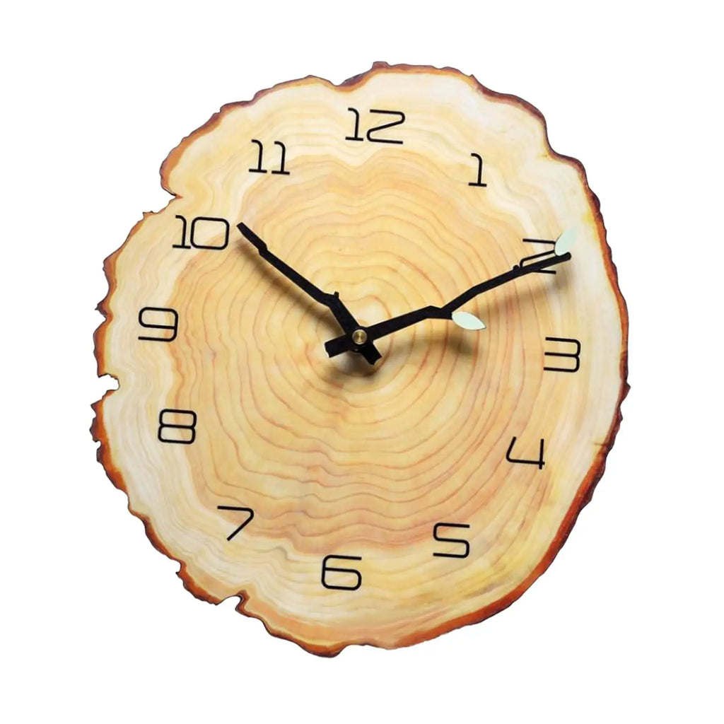 Annual Ring Wall Clock Decorative Pointer Luminous Indoor Outdoor Clock for Office Bathroom Living Room Kitchen Decoration Zpaxo Default Title