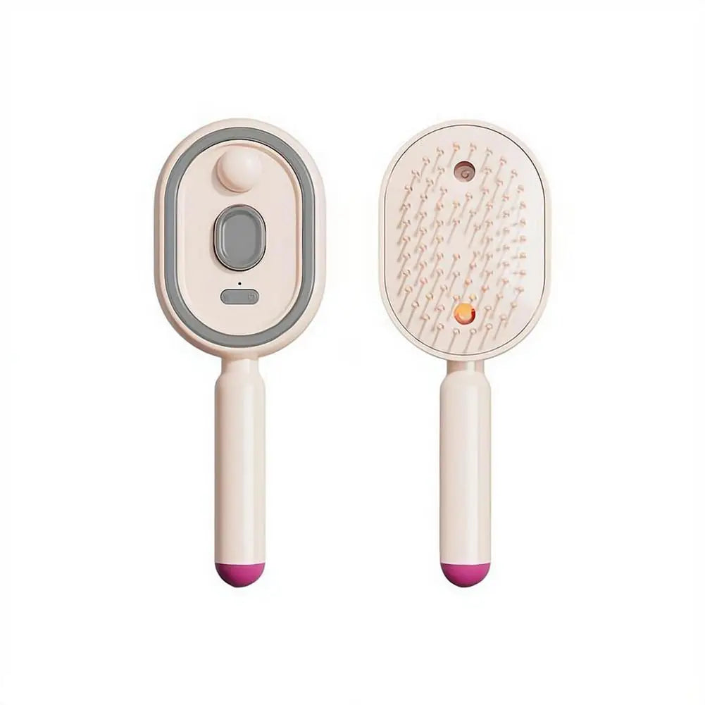 2-in-1 Spray Massage Comb | Scalp Hair Care Brush Tool Spray Massage Comb Zpaxo pink