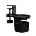 Adjustable Height Desk Cup Holder Punch-free Anti Spill Storage Rack