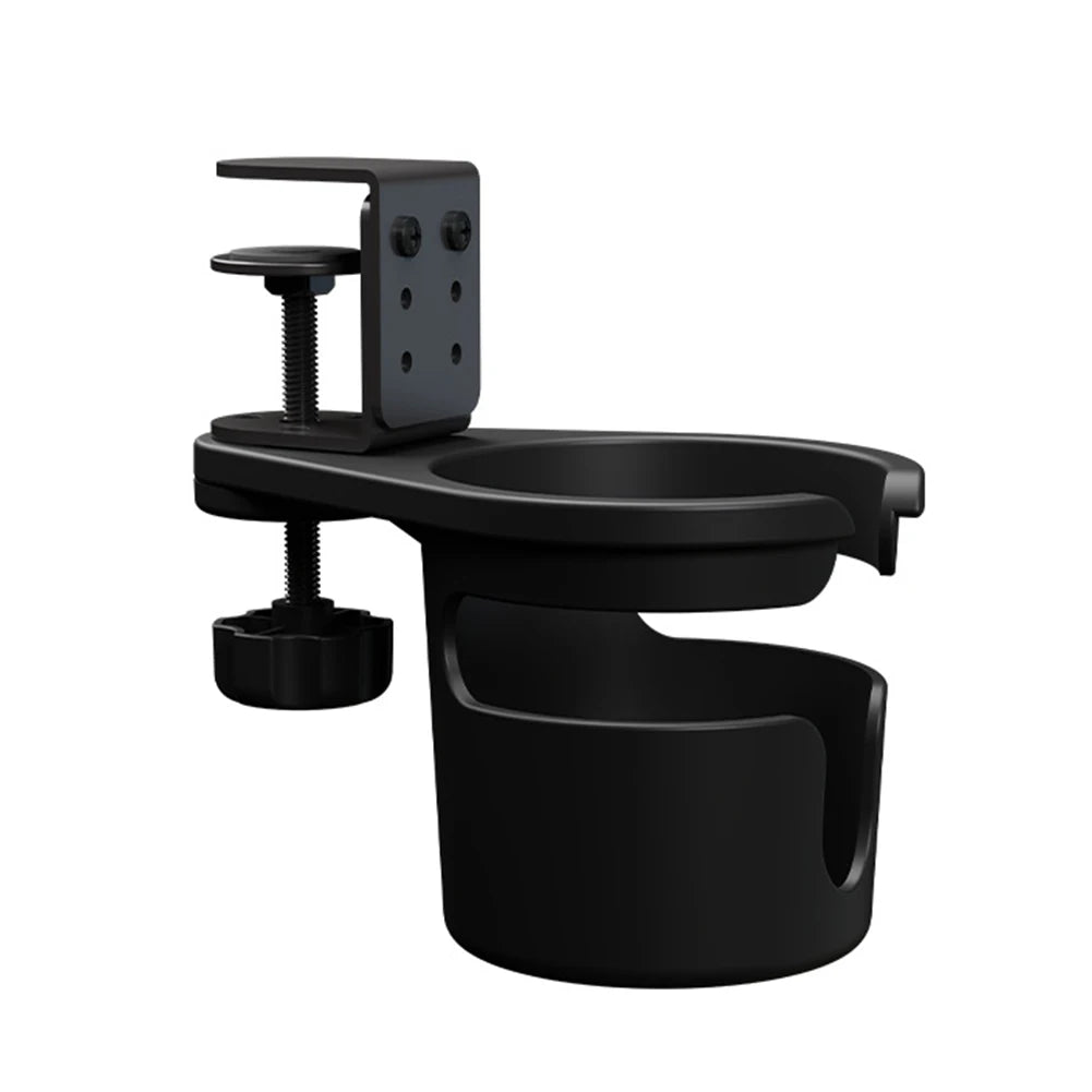 Adjustable Height Desk Cup Holder Punch-free Anti Spill Storage Rack