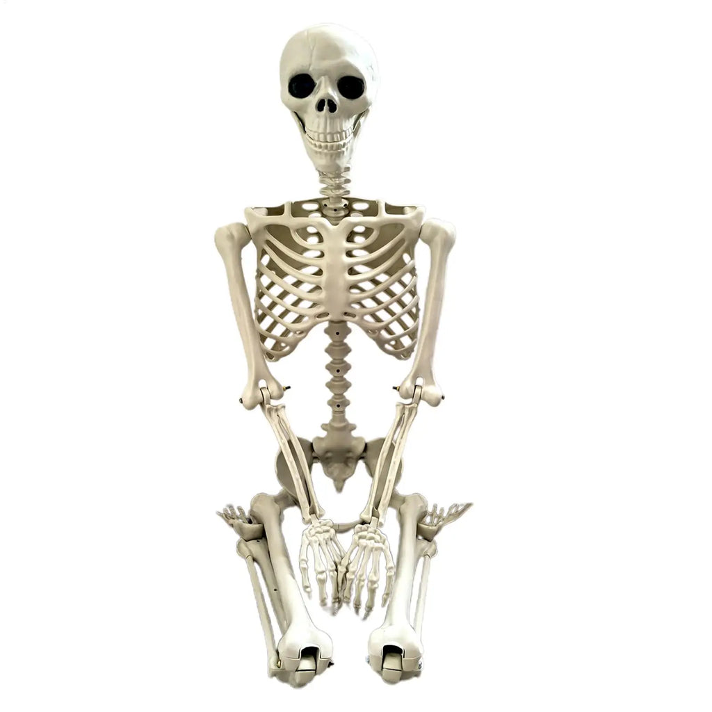 Halloween Skeleton 90cm Halloween Human Shape Posable Human Shape Bones Halloween Herror Decorations Haunted House Horror Props Zpaxo