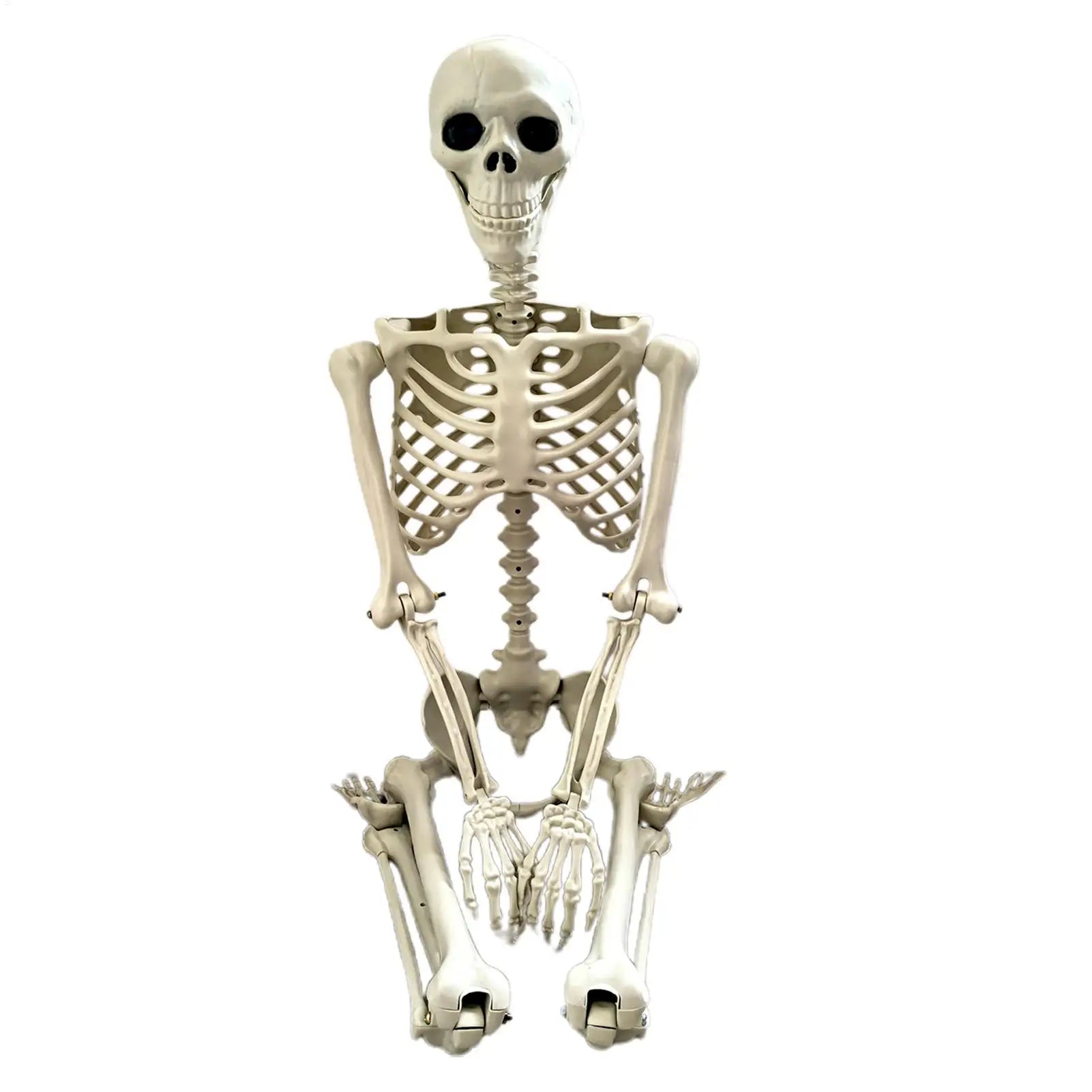 Halloween Skeleton 90cm Halloween Human Shape Posable Human Shape Bones Halloween Herror Decorations Haunted House Horror Props Zpaxo