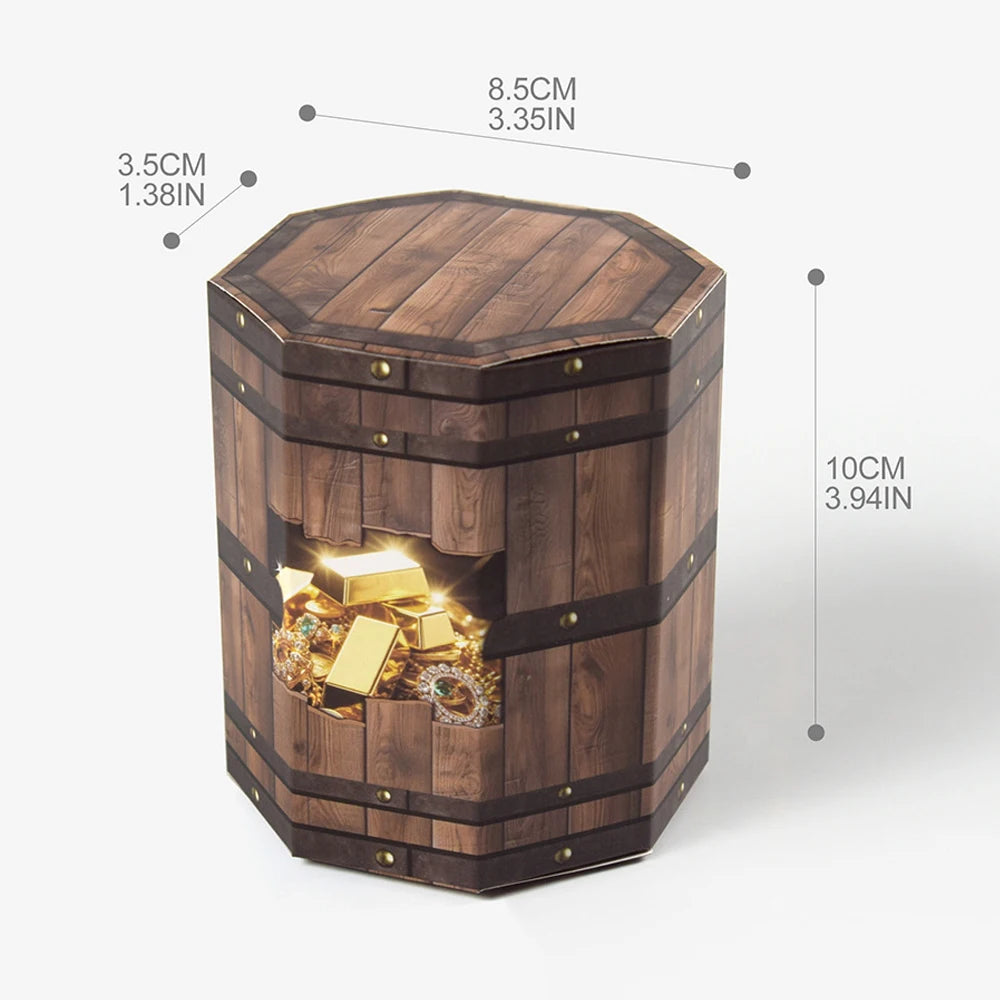 Pirate Treasure Chest Candy Box – Kids Party Favor Gift Box Party Favor Box Zpaxo