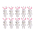 Easter Bunny Plush Toy Mini Rabbit Dolls Bouquet Basket Fillers Kids