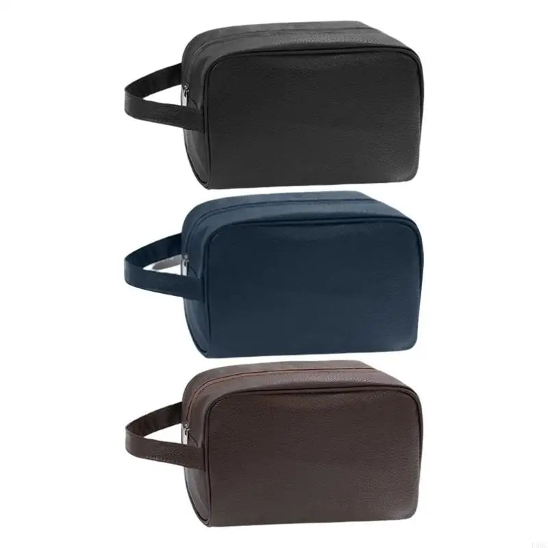 Stylish Men's Grooming Bag Leakproof Designs Easy Cleaning Surfaces