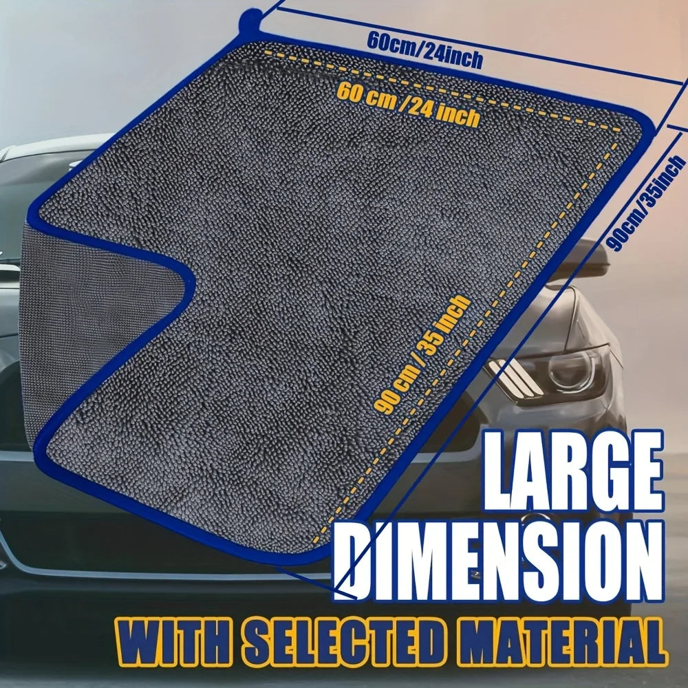 Car Drying Towel Extra Large Ultra-absorbent Soft Lint Streak-free