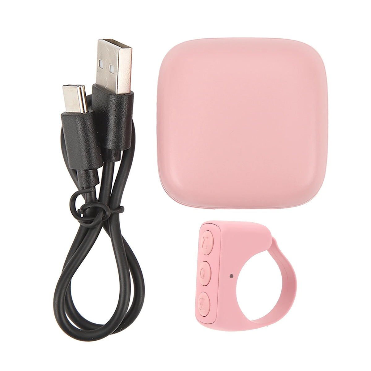 APP Page Turner Cell Phone Remote Clicker Bluetooth Control Scrolling Zpaxo Pink