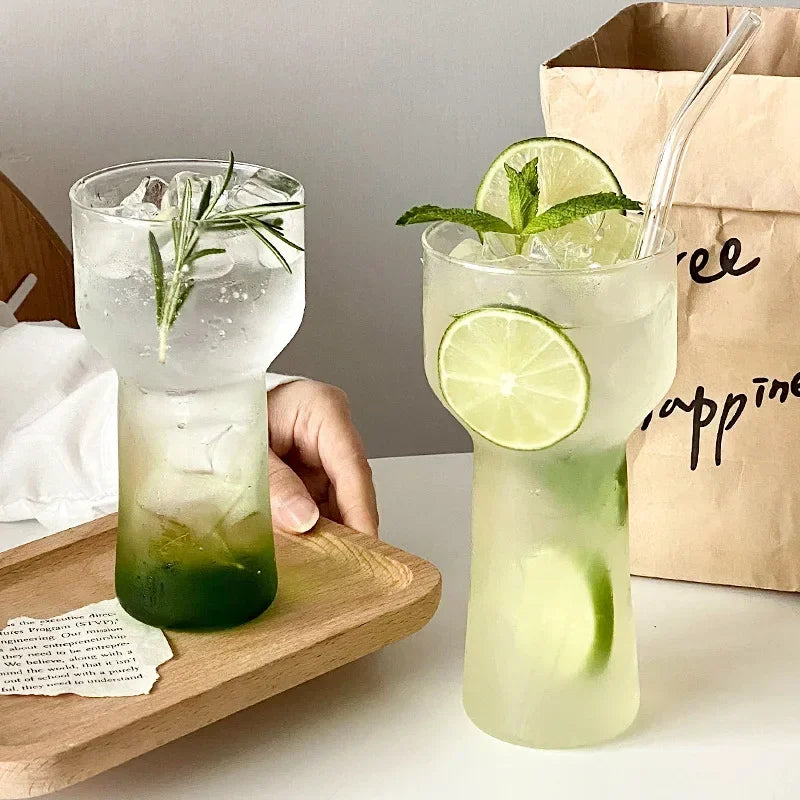 Hot High Borosilicate Transparent High-temperature Resistant Torch Cup, Coffee Cup, Bubble Water Glass, Cold Beverage Glass Cup Zpaxo