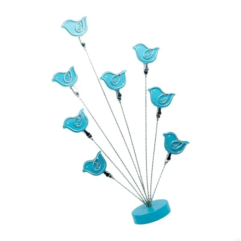 Bird Metal Card Clip Holder Desk Photo Display Stand Note Memos