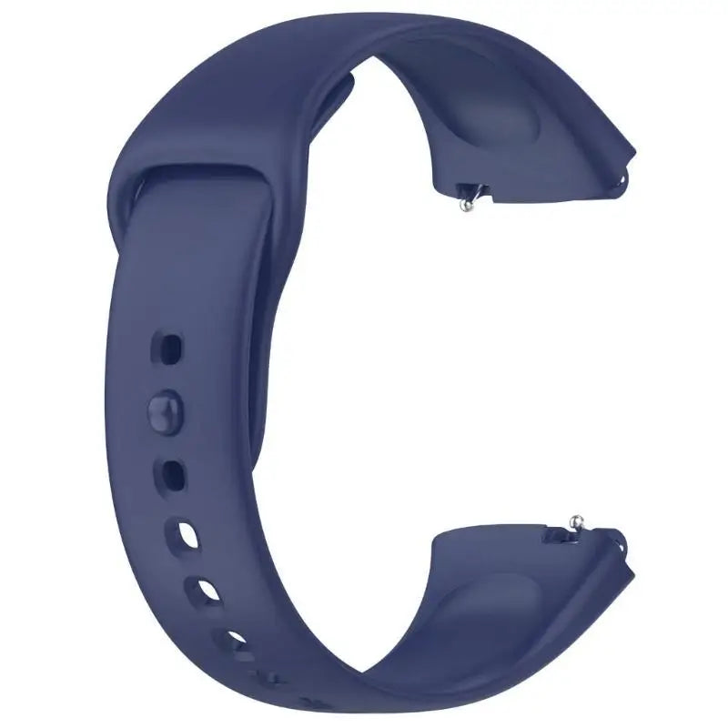 652F Watch Bands For Redmi Watch3 Lite Active Women Men Girls Soft Silicone Wristbands Replacement Strap Zpaxo for ink blue CN
