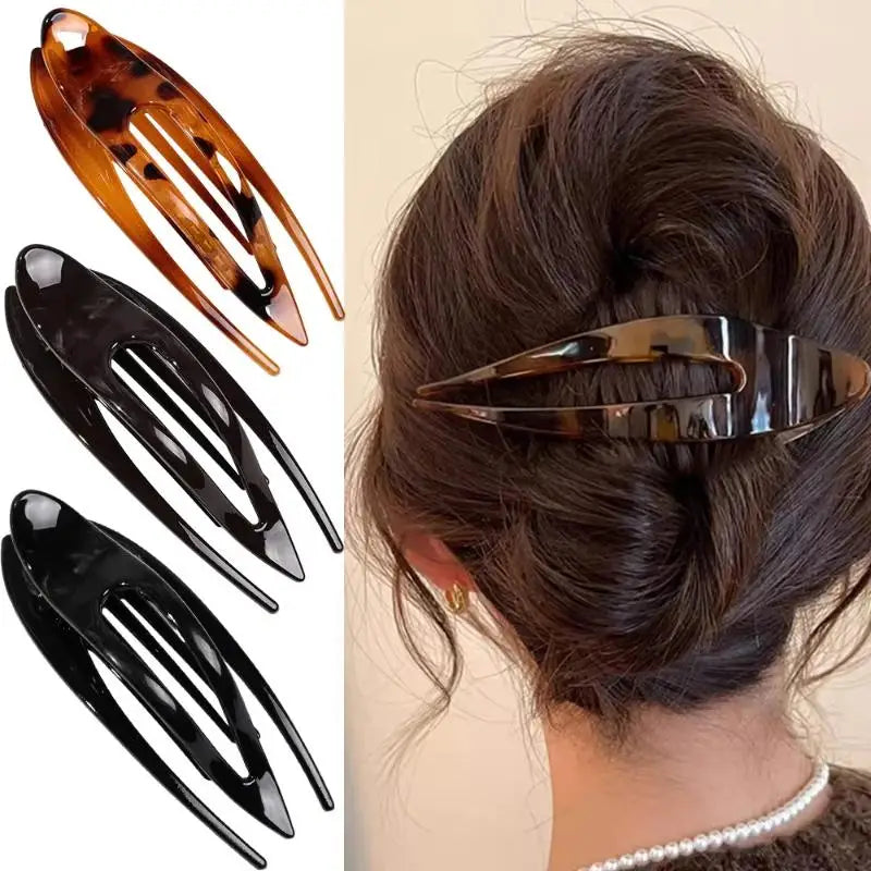 Chic Acrylic Duckbill Hairpin Crab Hair Claw Clip Women Girls Decor Zpaxo