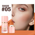 6-Color Matte Liquid Powder Blusher Easy to Apply Durable Waterproof Powder Blusher Sponge Brush Head Zpaxo lmn05 25g
