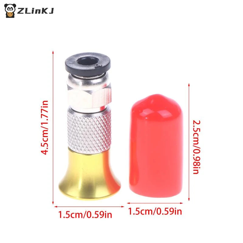 ▶1/4PCS 3D Printer Filament Dryer Box Accessories PC4-M6 Pneumatic Straight Connector 4*2.5mm PTFE Tube M6 Feed Fitting Coupler Zpaxo