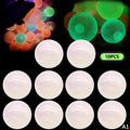 Glow-in-the-Dark Sticky Ceiling Balls 5/10Pcs Sticky Glows Balls Fidget Toys Stress Relief Sensory Toys Wall & Ceiling Decor Zpaxo A1