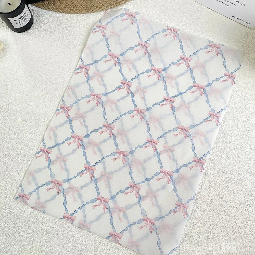 Snowflake Tissue Gift Wrapping Paper – 10 Sheets, 50×35cm