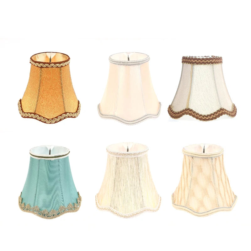 1Pcs Home Lighting Accessories Fabric Lampshade Simple Chandelier Lampshade Shell Cover DIY Decoration 80 * 130 * 120mm Zpaxo