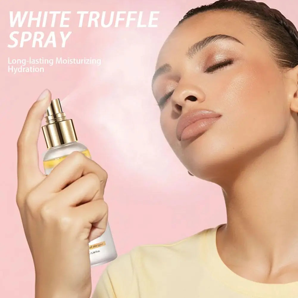 White Truffle Glow Serum Spray – Vitamin E, Niacinamide & Hyaluronic Acid Facial Serum Spray Zpaxo