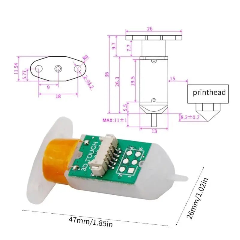 652F Simplify Bed Leveling with BLTouch Auto Bed Leveling for Ender3 Zpaxo