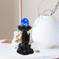 Lotus Buddha Hand Crystal Ball Holder Resin Stand Sphere Support