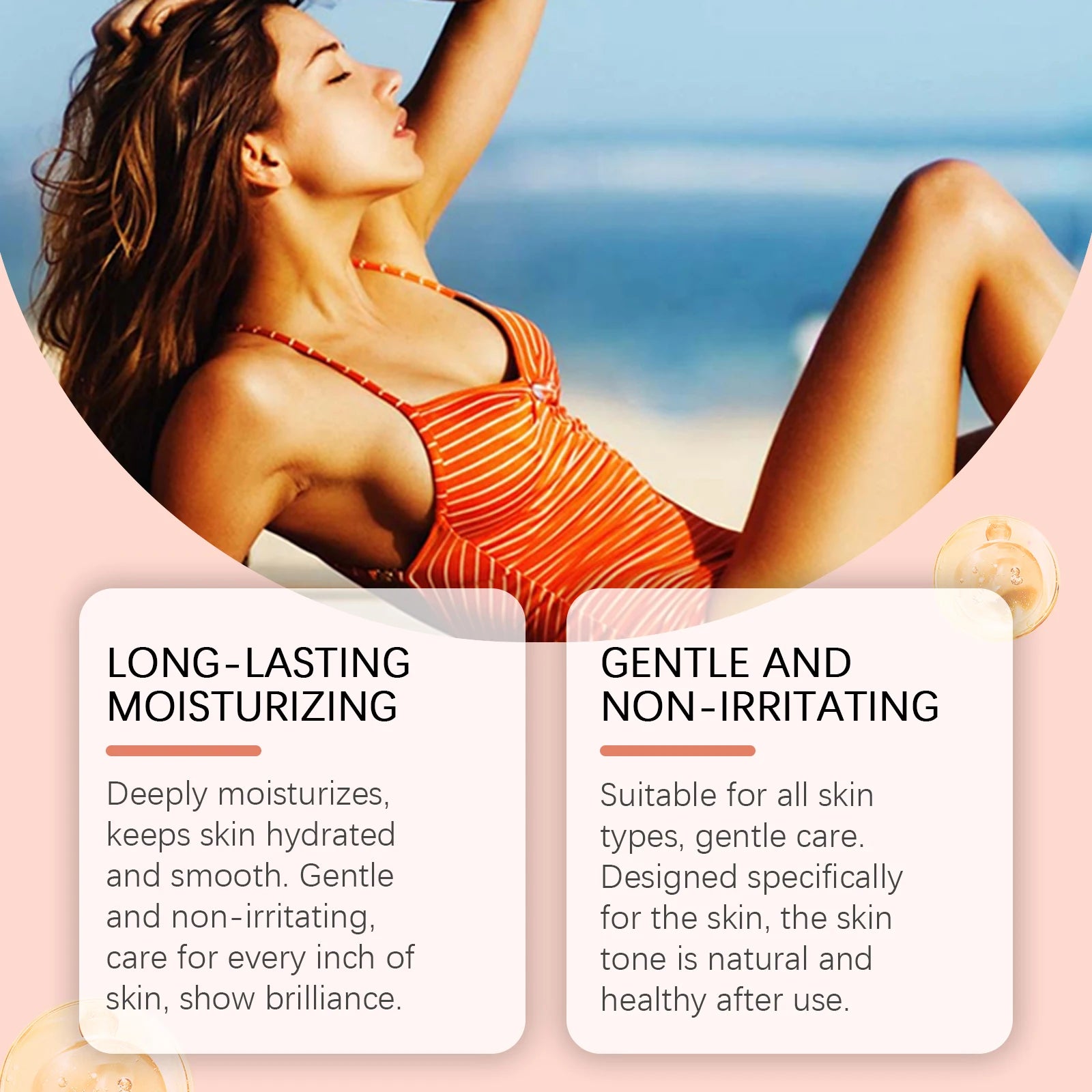 Herbal Sunless Self Tanner Drops – Natural Bronzer & Moisturizer Self Tanning Serum Zpaxo