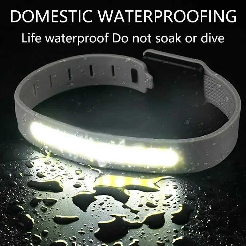 COB LED Armband Light – IPX4 Waterproof USB-C 500LM Running Light