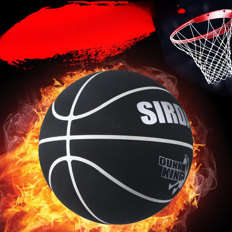 No.7 Basketball Microfiber Suede Leather with Anti Slip and Moisture Absorbing Soft Leather Texture for Basketball Matches Zpaxo