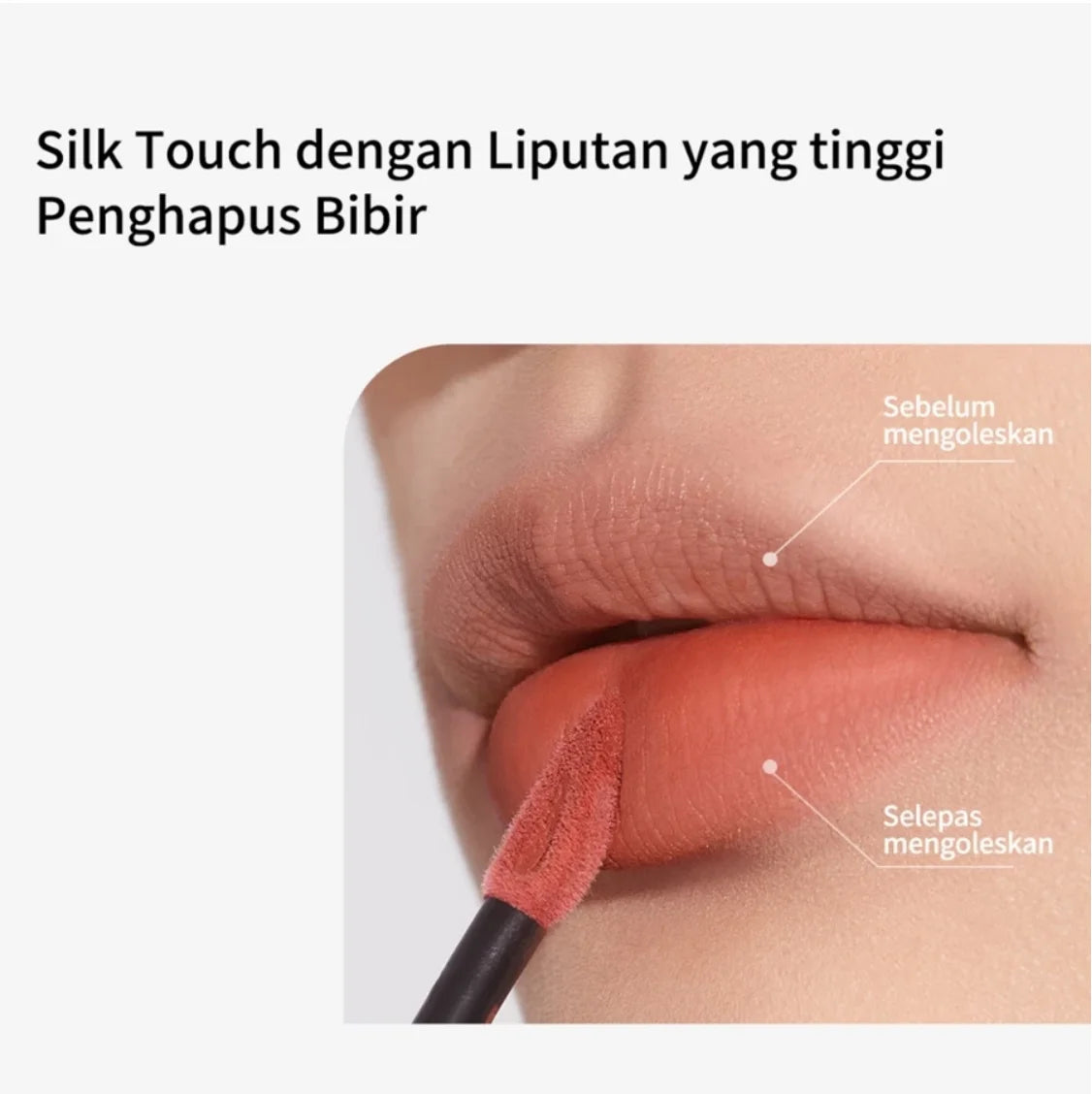 Mooekiss Matte Lipstick Smooth Long Lasting Multi-use Lips Cheeks Zpaxo