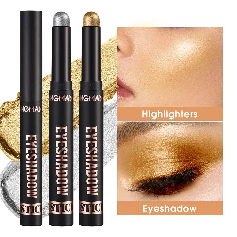 Waterproof Pearlescent Eyeshadow Pencil Stick 8 Colors Lasting Zpaxo