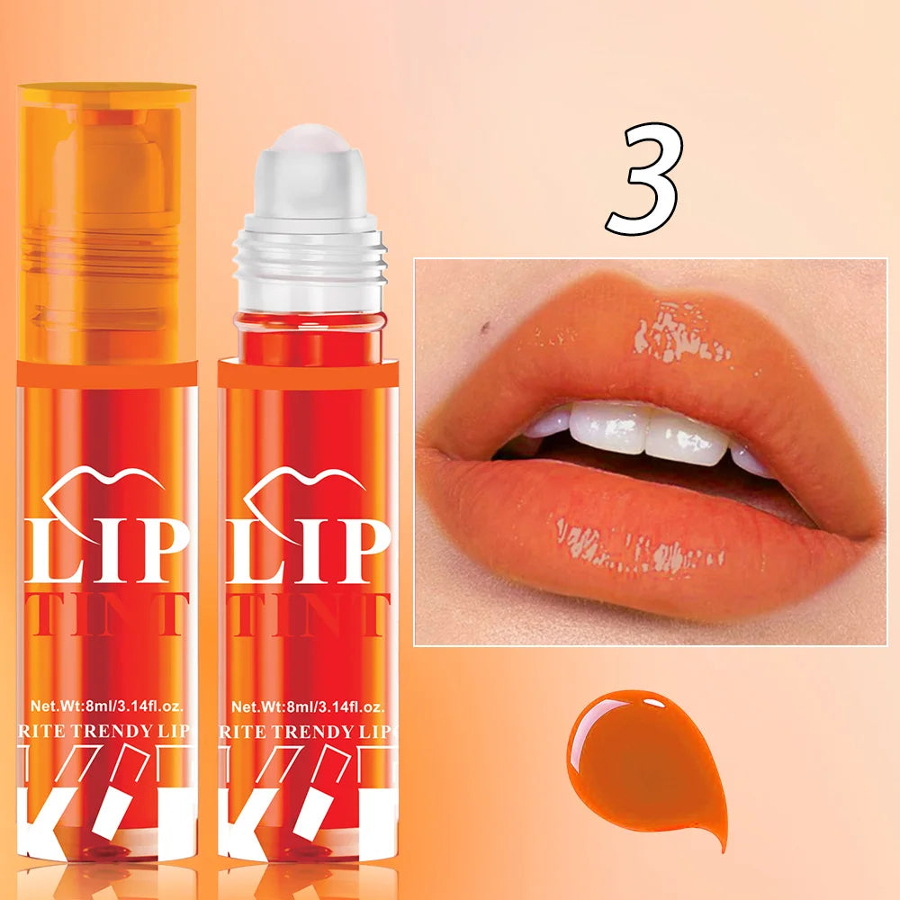 Lip Gloss Waterproof Durable Non Smudging Stick Cup Smooth Easy Apply Zpaxo DK1004-03