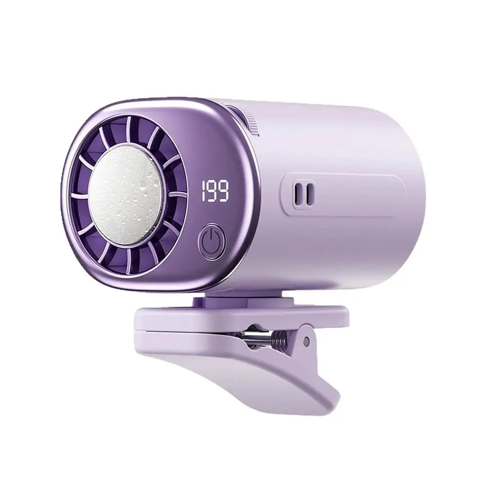 2000mAh Portable Clip Fan 199 Speeds Strong Airflow 360 Degree Zpaxo C