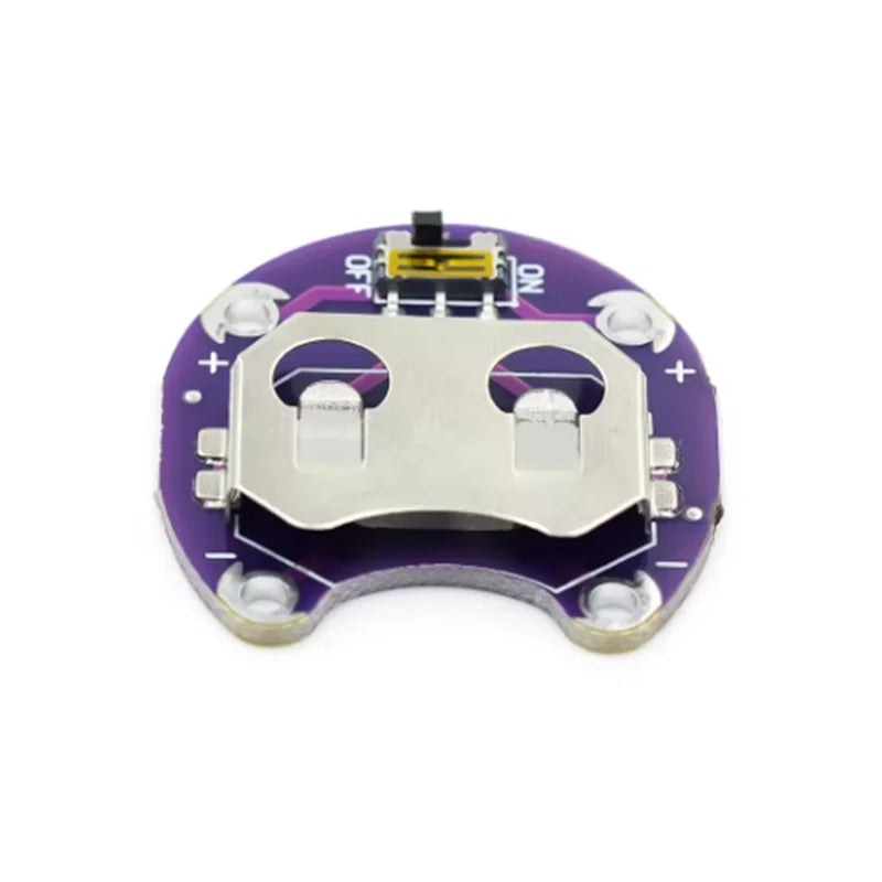 LilyPad Coin Cell Battery Holder CR2032 Battery Holder Module Switch Electronics Zpaxo Default Title