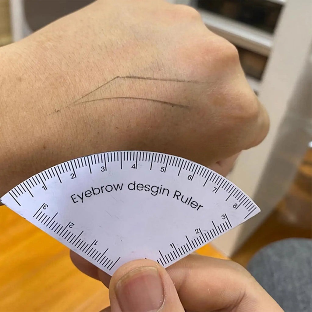 Reusable Eyebrow Ruler – Brow Shaping & Design Tool Eyebrow Shaping Tool Zpaxo