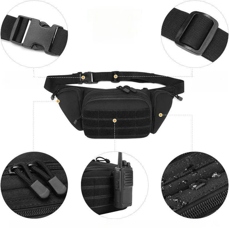 Outdoor multifunctional waist bag large capacity small outdoor lightweight running sports crossbody bag tactical waist bag Zpaxo