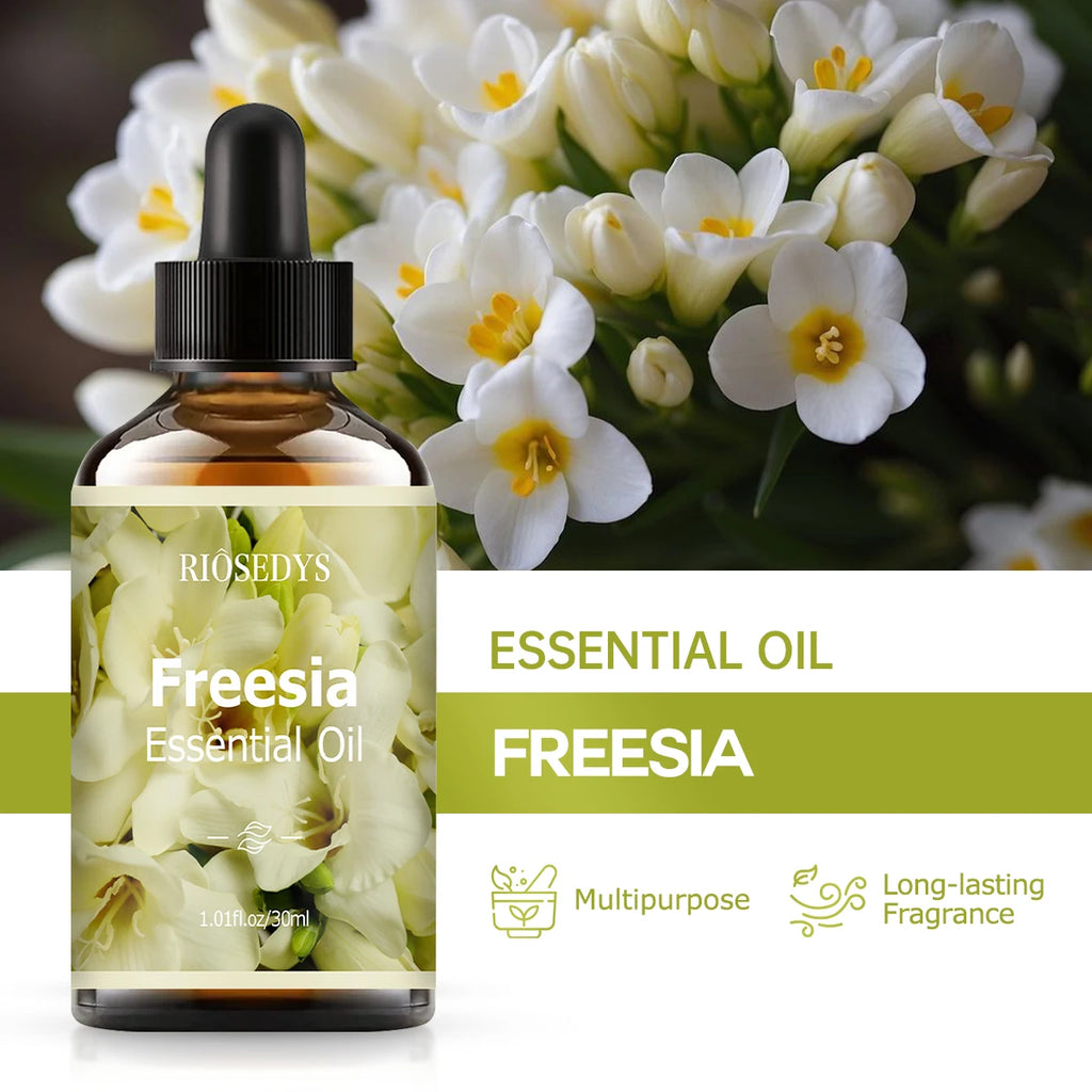 FREESIA Essential Oil Natural Fragrance Suitable Body Massage Zpaxo