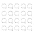 50/100/150Pcs Plant Support Clips Reusable Plastic Trellis Clips Garden Clips for Grape Vine Tomato Vine Vegetables Plants Zpaxo White 150pcs
