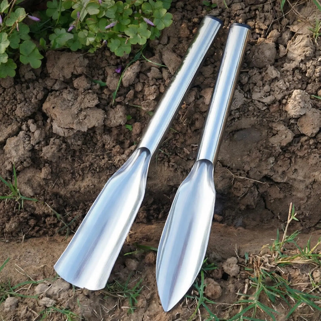 Soil Scoop Stainless Steel Garden Planting Digging Tool Sieve Edging
