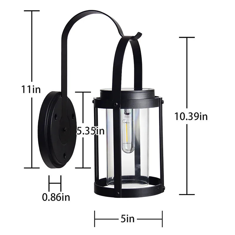 Solar Lamp Waterproof Llights Outdoor Garden Portable Camping Lantern Zpaxo