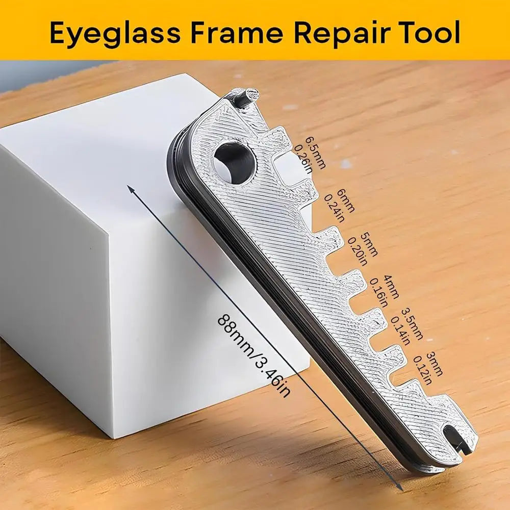 Eyeglass Frame Adjustment Tool – Temple & Nose Pad Bender Eyeglass Repair Tool Zpaxo 1PC