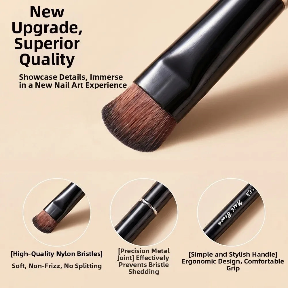 New 3 in 1 Nail Art Brush Multi-Function Cleaning Gel Nail Brush Handle Drawing Nail Brush Nail Artists Zpaxo
