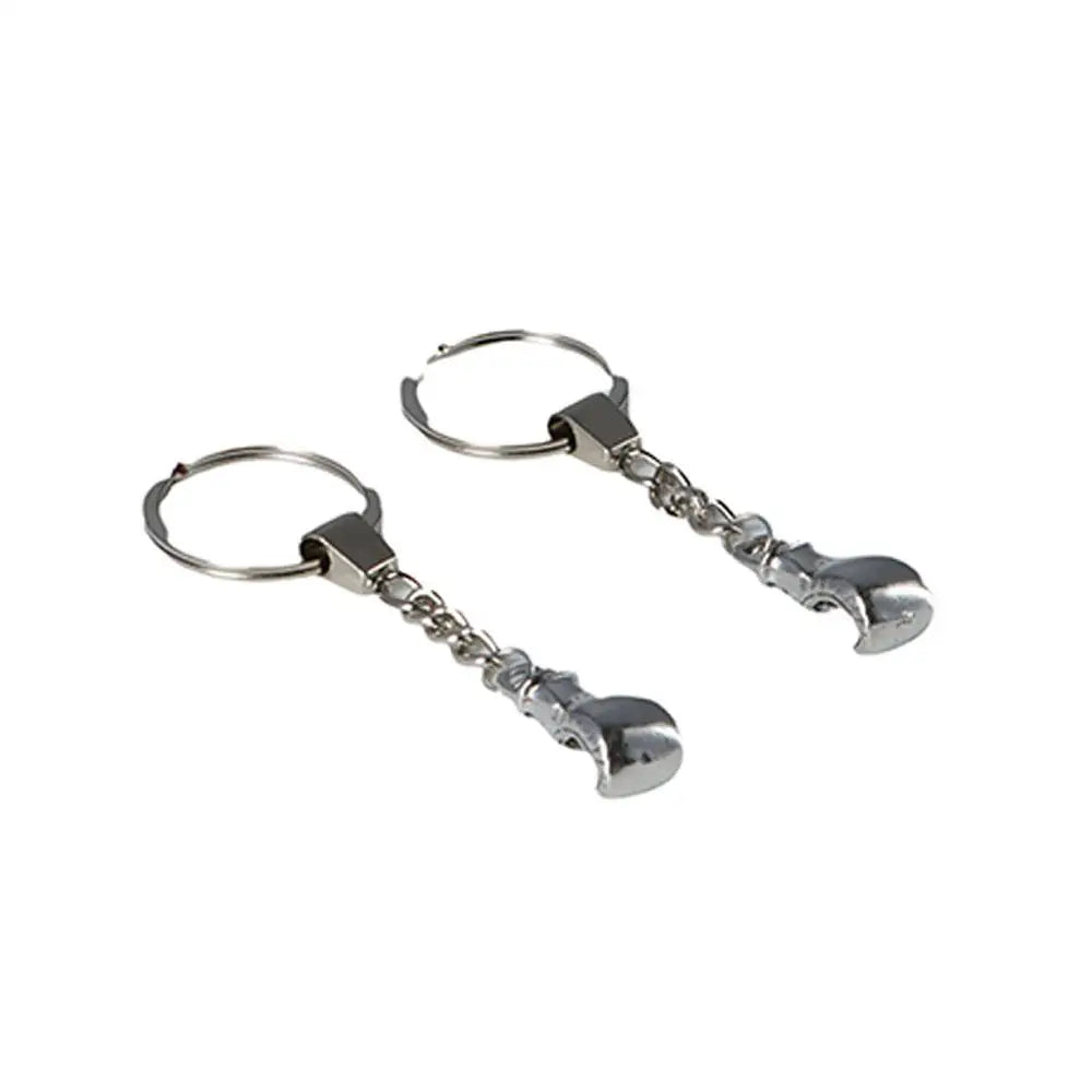 Mini 1PC Cute Metal Alloy Glove Car Dreamed Gift Boxing Gloves Keychain Keyfob Key Ring Zpaxo
