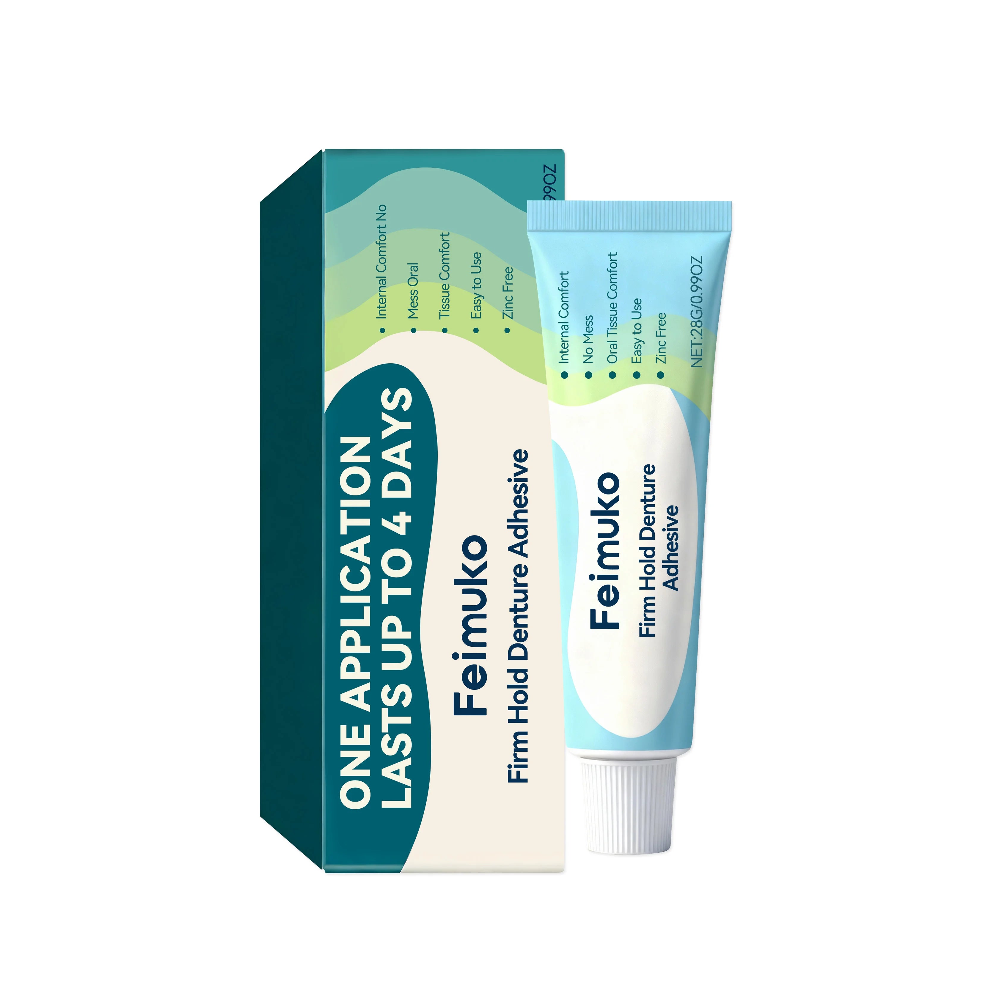 Denture Adhesive Cream – Strong Hold, All-Day Comfortable Fit Denture Adhesive Cream Zpaxo 28g
