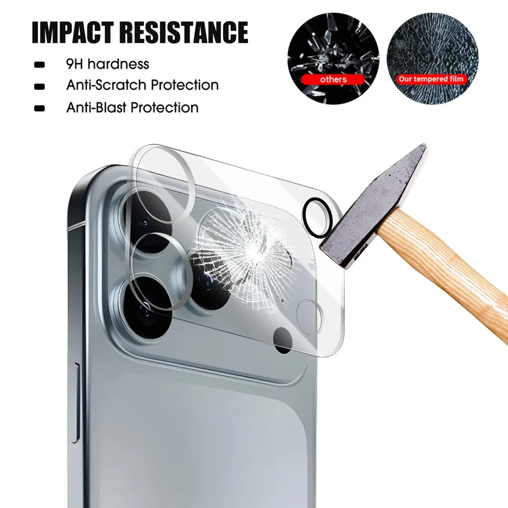 3D Camera Lens Back Glass Protector Apple Iphone 17 Max Tempered