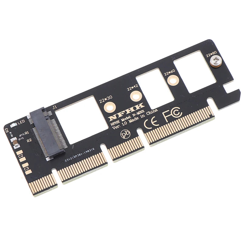 NGFF M Key 2 NVME AHCI SSD PCI-E PCI Express 3 0 16x x4 Adapter Riser