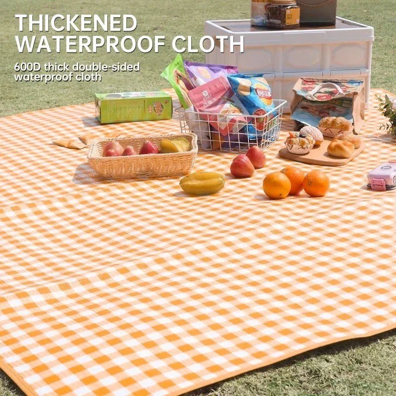 Outdoor Camping Mat, Picnic Mat, Beach Waterproof and Moisture-proof Portable Tent Sleeping Mat, Double-sided Aluminum Film Zpaxo