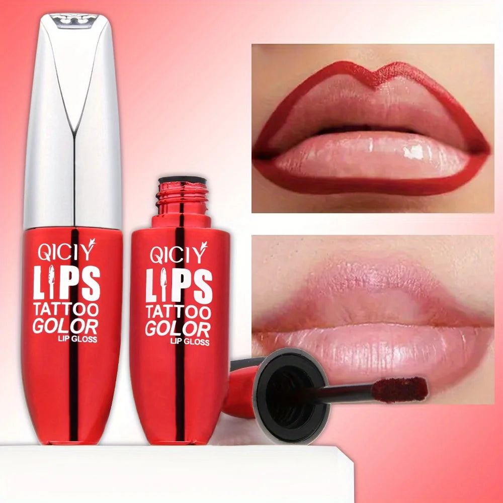 Tear lip gloss, easy to color, moisturizing and long-lasting, non-stick cup tear lip gloss Zpaxo