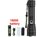 ZHIYU Rechargeable LED Flashlight – 5 Modes Waterproof Torch