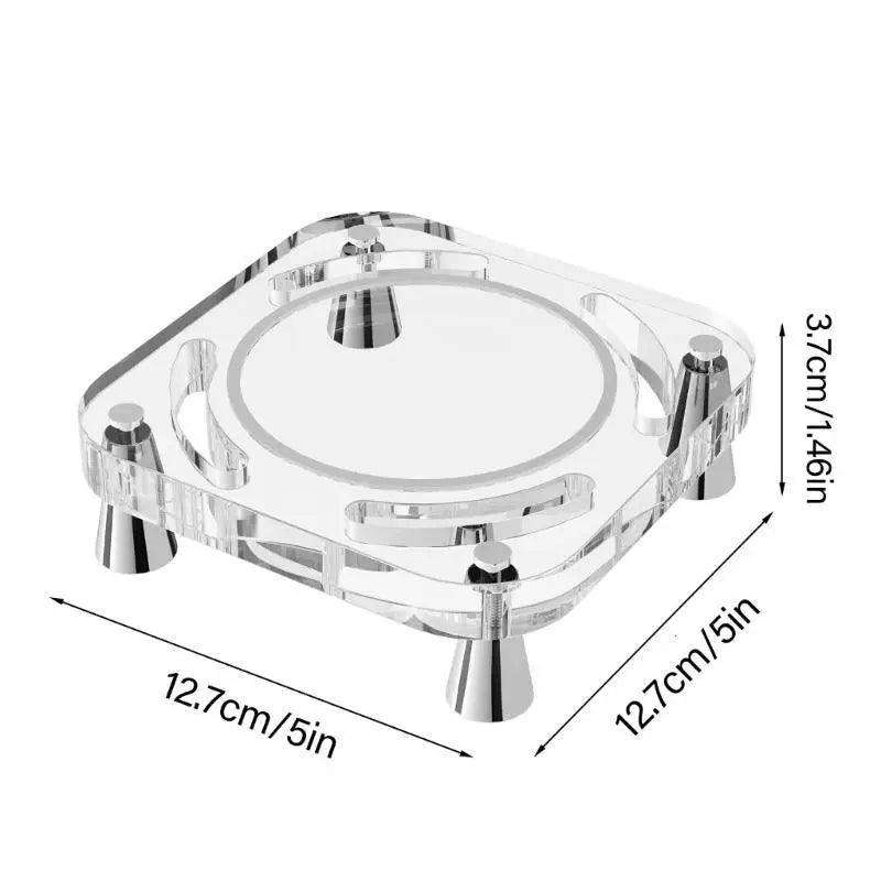 652F Acrylic Desktop Stand Mini 2024 Transparent Dustproof Laptop Zpaxo
