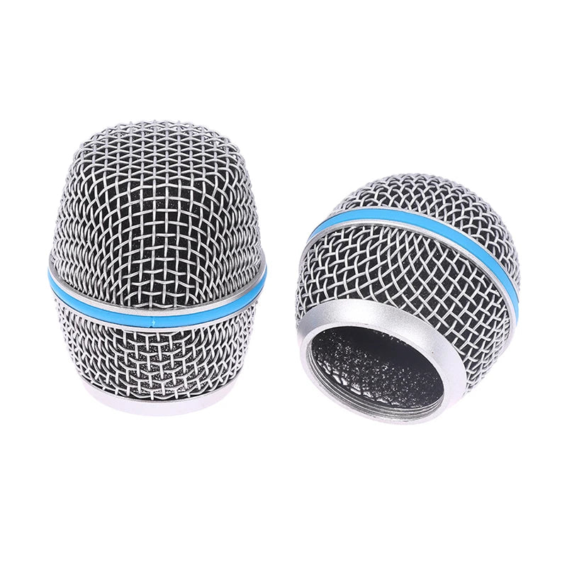 Microphone Replacement Head Steel Mesh Handheld Microphone Grill Mesh Head Fits Shure Beta 57A 58A 87A 845S 945 Zpaxo