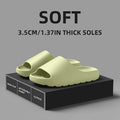 Unisex Slip On Slippers Non Slip Indoor Outdoor Home Shoes Thickened Cushioning Sole All Season Beach Shower Fashion Slides Zpaxo green-j 38-39